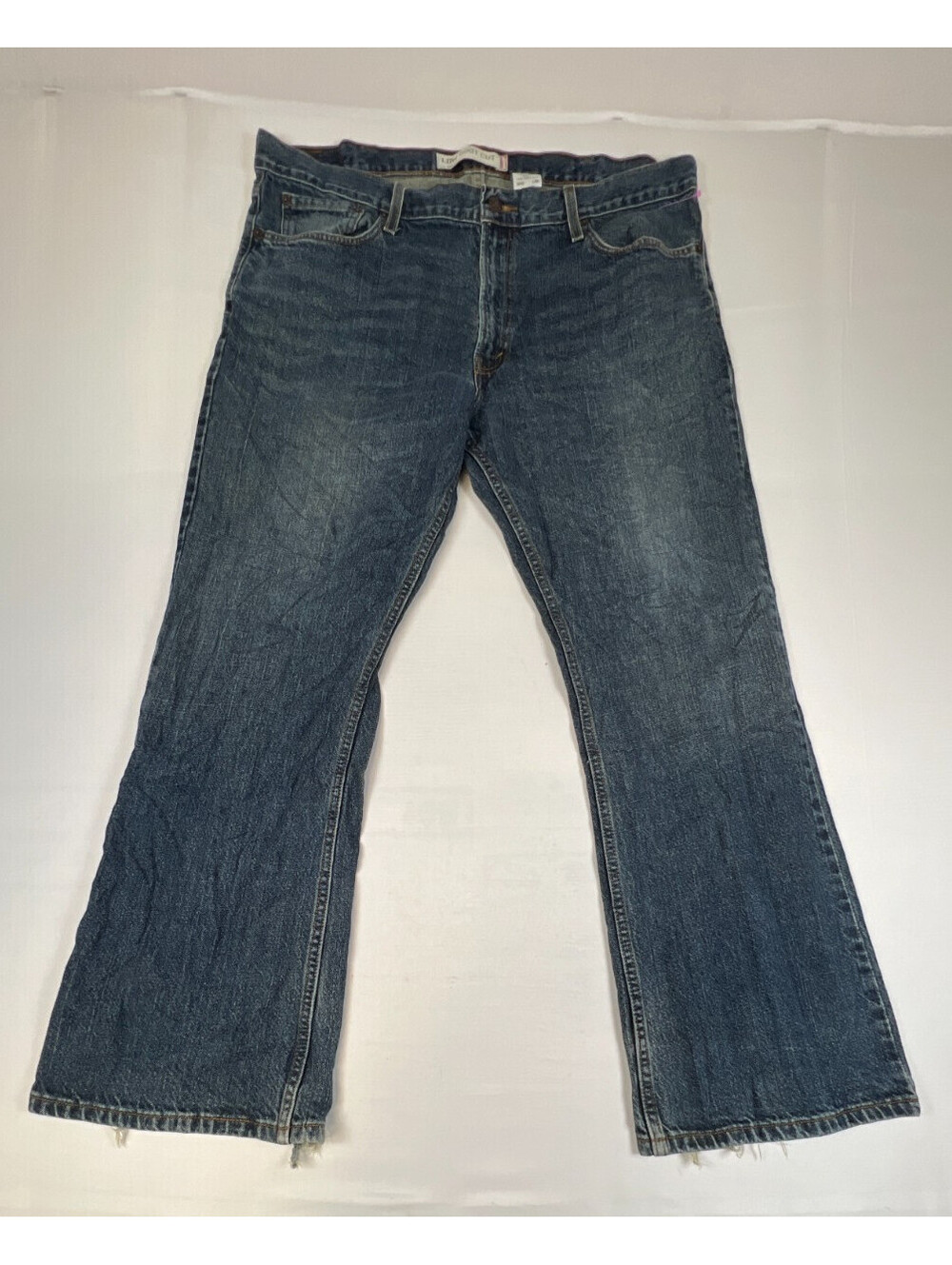 Levi's 527 Low Boot Cut Men's Jeans W40 L30 Blue Denim